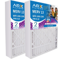 Air - Pack AIR. by with CLEAN AIRX X0582 MPR Air Comparable 9 Filter Compatible WICKED Lennox Filter 13 & to FPR 16x20x5 2200 1500 MERV FILTERS 2