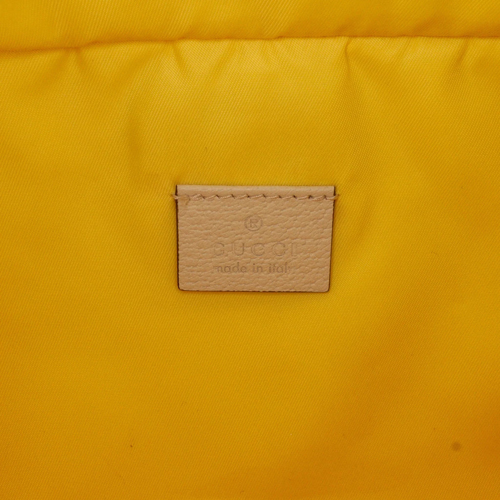 Fabric Love Bag Blind Belt with Authenticated Yellow Pre-Owned Nylon For Defects) Unisex (New