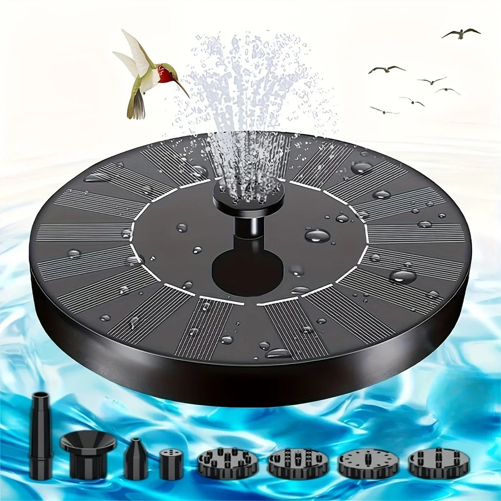 Pools Pump Gardens, exterior Fountain Fountain Powered Floating, Swimming Bath Solar 1pc and Bird - Solar Independent Ponds, Terraces, Waterscape for -