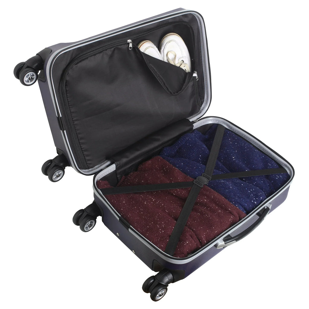 Hardcase Navy Spinner 21" Raiders Texas MOJO 8-Wheel Tech Carry-On Red Luggage