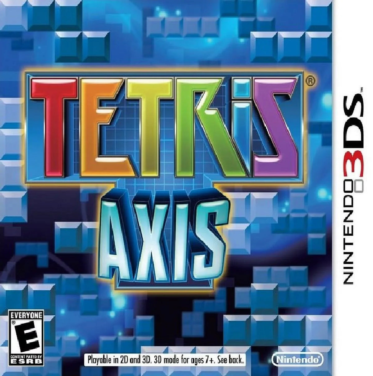3DS, Game Tetris Puzzle Axis Restored (Nintendo 2011) (Refurbished)