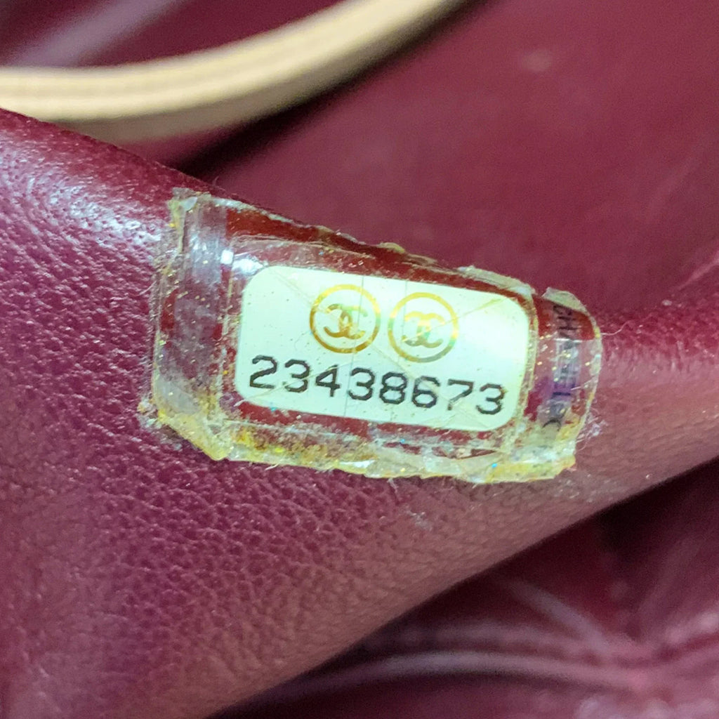 Tote Shopping Affinity Unisex Authenticated Tote Caviar Business Pink Bag (Good) Pre-Owned Leather
