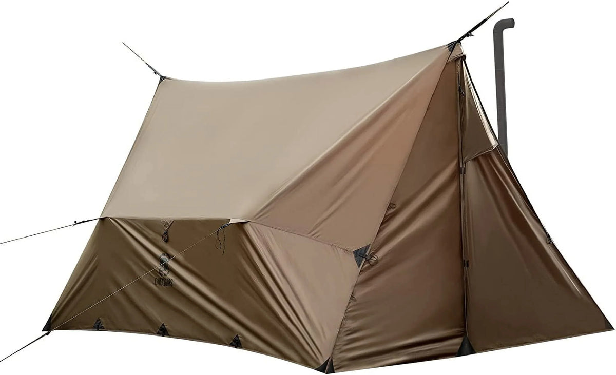 ROCDOMUS Stove for Hammock YUNWEN PU3000mm Tarp Camping Hot Lightweight with Tent Tent Waterproof Stove Tent Versatile Season Jack, with Zippered 4 Bag,