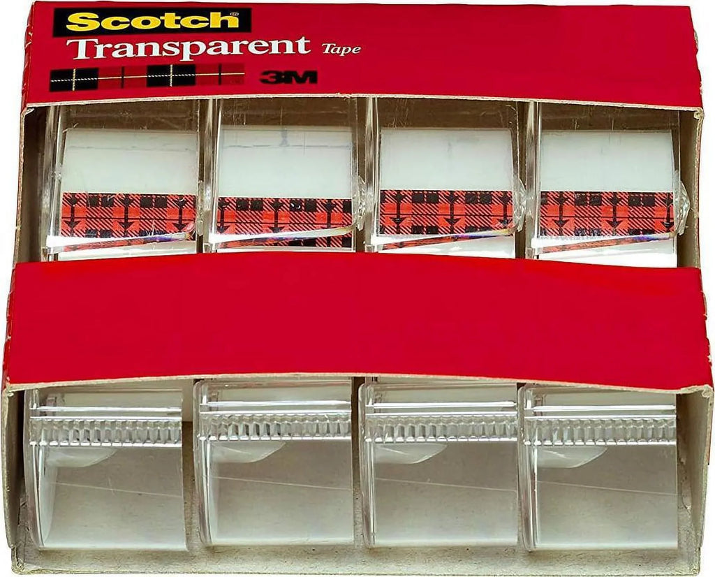 scotch transparent 3/4 4 inches, in x tape, (4814) 850 rolls