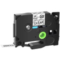 GREENCYCLE TZe 12mm Compatible TZe-131 Laminated 50PK Extra TZ on Label TZ-131 P-touch Tape Brother for Clear Strength TZe-S131 TZ-S131 Black