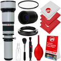 f/8 650-1300mm Telephoto and a7, for Cameras 1300-2600mm) a3000, 3N + Manual (with Opteka a7s, other a7r, a5000, a6300, Digital NEX-7, a6000, UV NEX-5T, a5100, SLR 5N, NEX-6, Lens E-Mount 2x- 5R,
