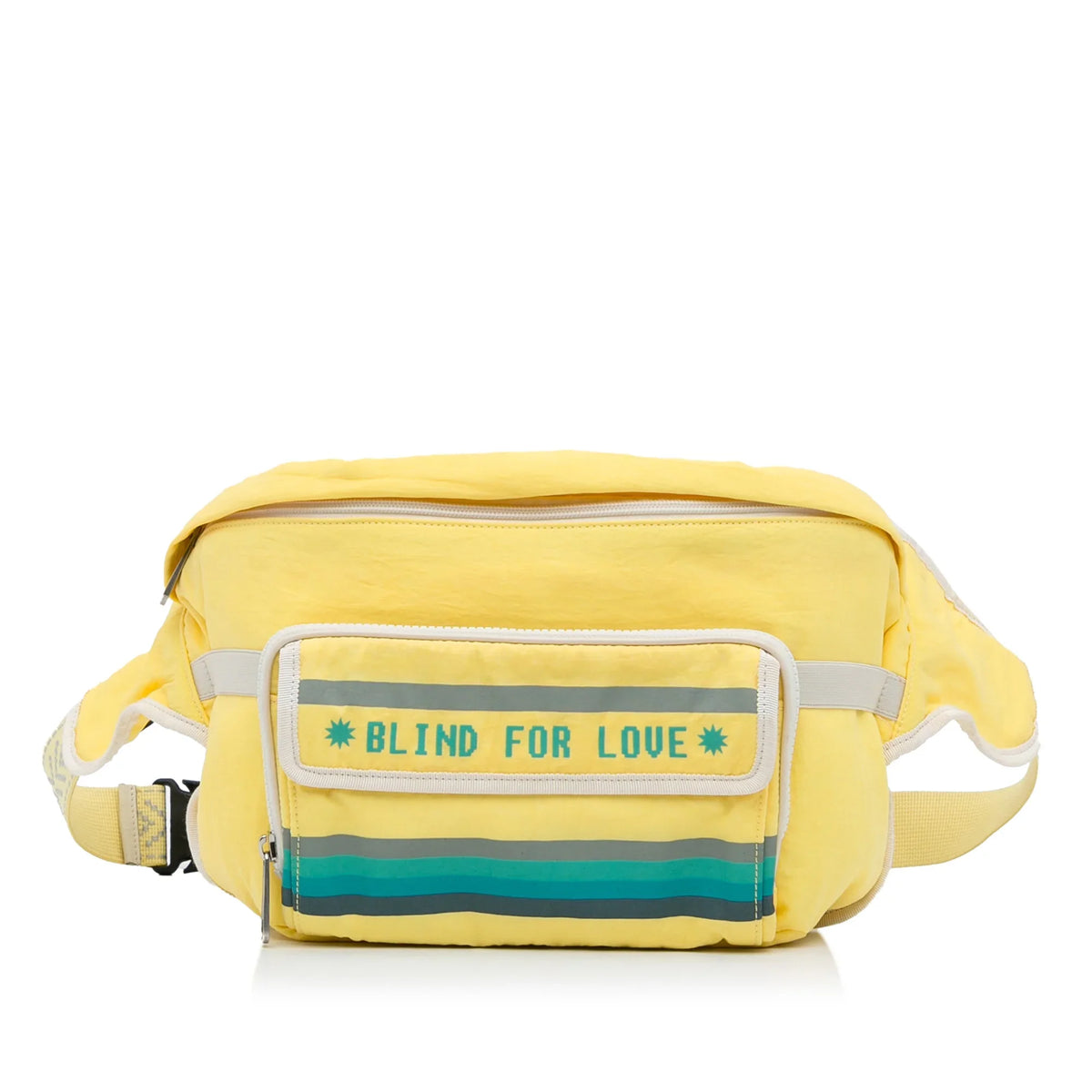 Fabric Love Bag Blind Belt with Authenticated Yellow Pre-Owned Nylon For Defects) Unisex (New