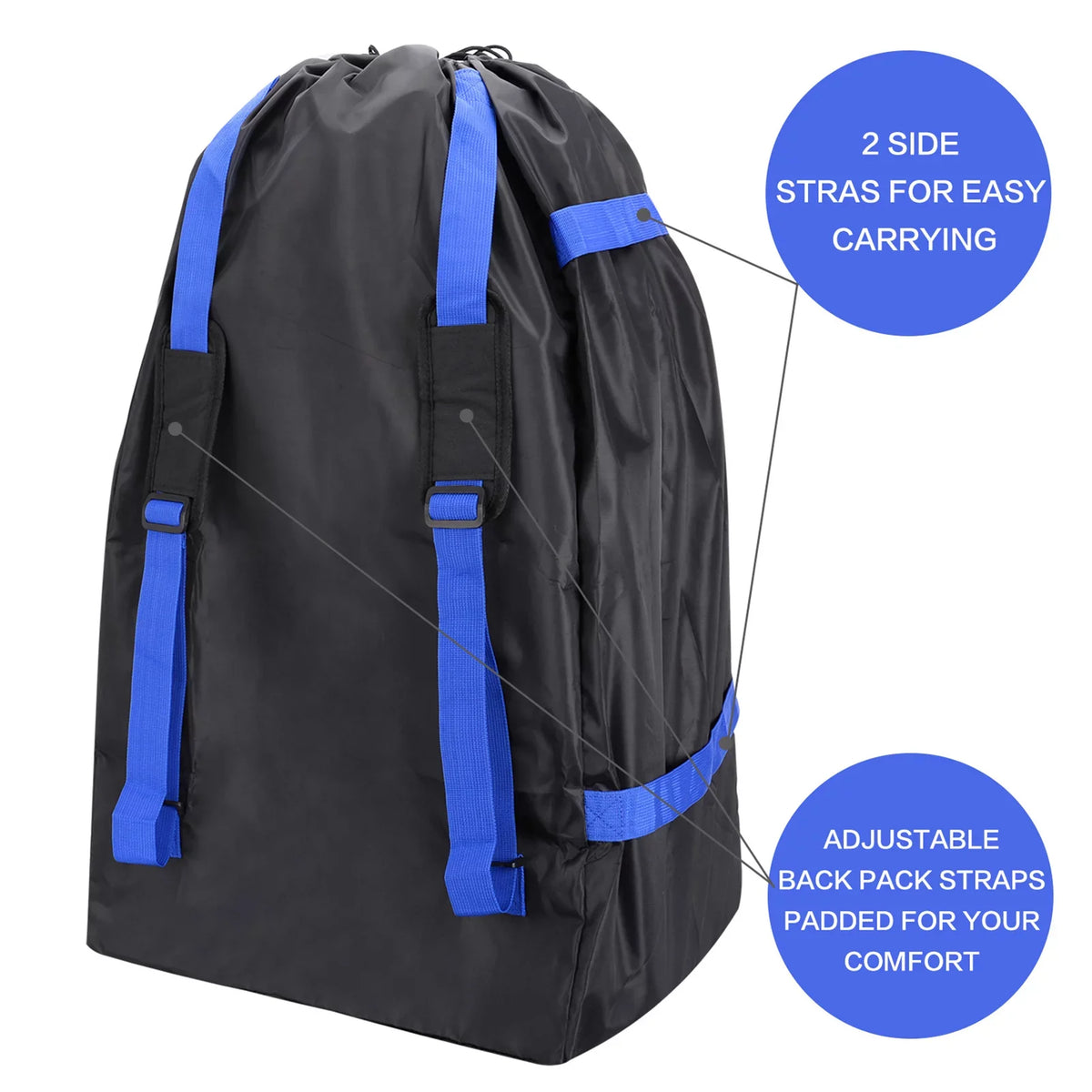 Air Bag Gate Storage Durable Travel Bag bag Travel Airplane Check Seat for Carseat Shoulder Car for Large Infant Universal Carseat Straps with