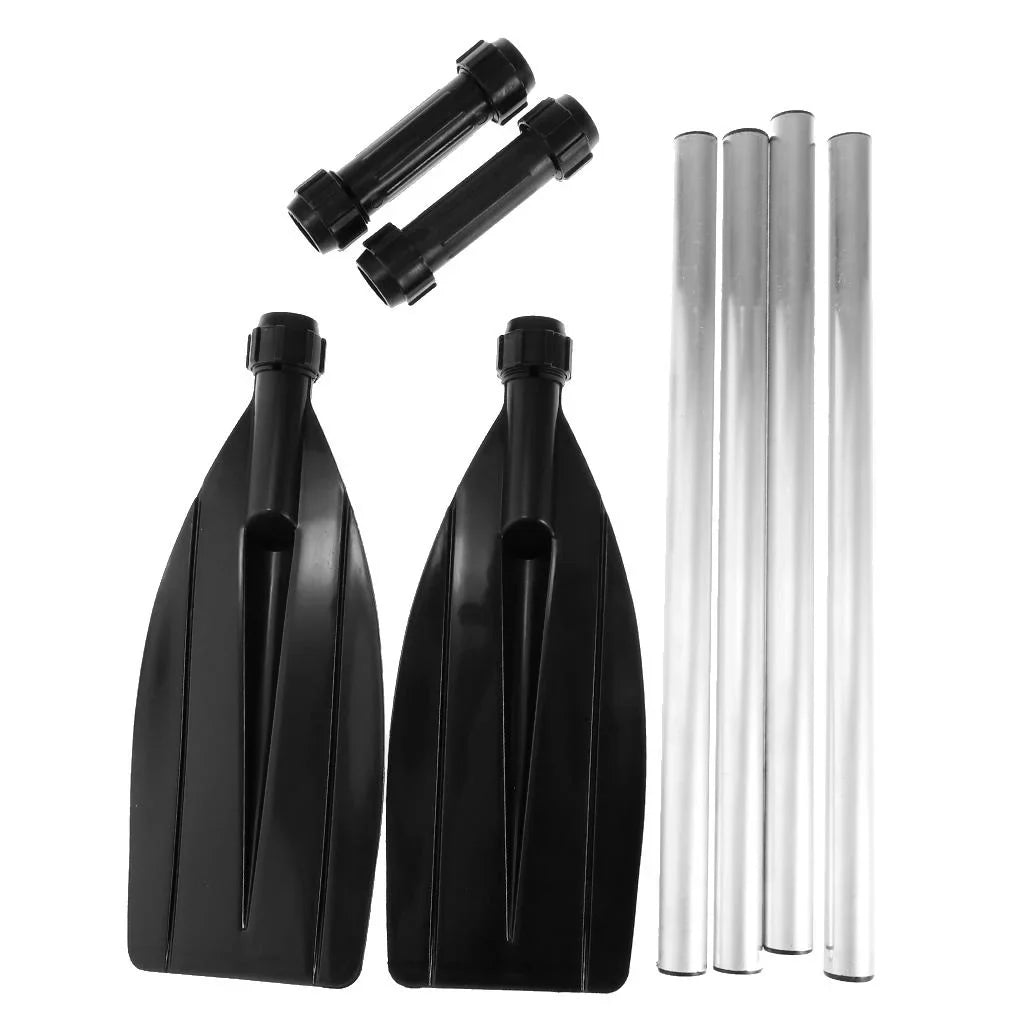 49.6 Oars Kayaks Alloy 1 Inflatable inches Boat Duty - Rubber for Canoe Dinghy Pair Lightweight Aluminum Raft Heavy