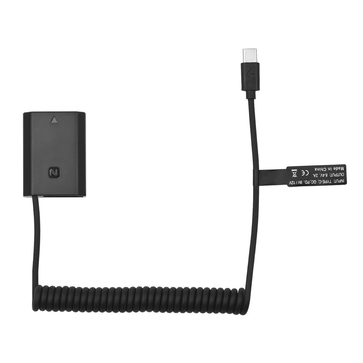 Dummy A9II with Type-C NP-FZ100 A9R A7C for USB Battery A7RIV Adapter Coupler Cameras Spring A6600 A9 Alpha A7SIII Cable Andoer A7RIII A7III A9S Replacement USB-C
