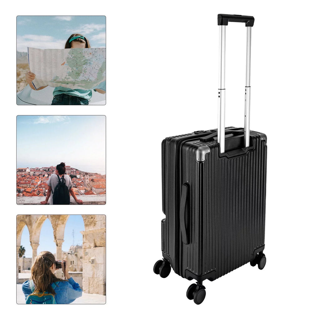 Lightweight Set Lock Suitcase Hardside Hardshell TSA Business Spinner Luggage