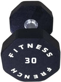 lbs Hex 8 Urethane - (New) Dumbbell 30 French Sided Fitness Single