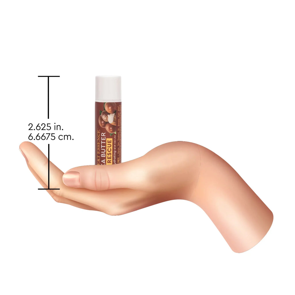 E Biloba Oz Or Soothes Shea Desert - Dry Extract- Oil of Vitamin Hydrating Essence Ginkgo Soft Lip Rescue Pack w/ - Ultra 0.15 Peppermint Cracked 24, - Balm Butter Lips - Beeswax Moisturizer Stick, -