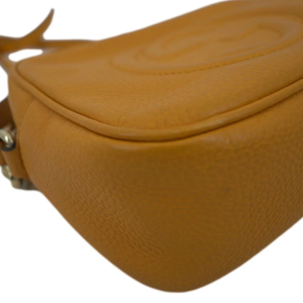 Soho Orange Crossbody Leather 308364 Disco Camera Bag Pre-owned