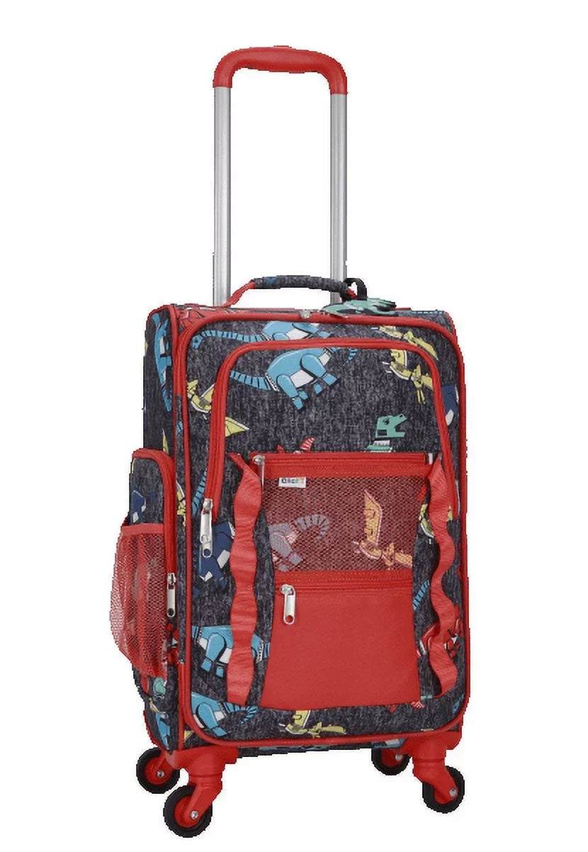 WITH PC LET'S 3 PACKING CRCKT CUBE LUGGAGE AND SOFTSIDE DINO TAG SOAR