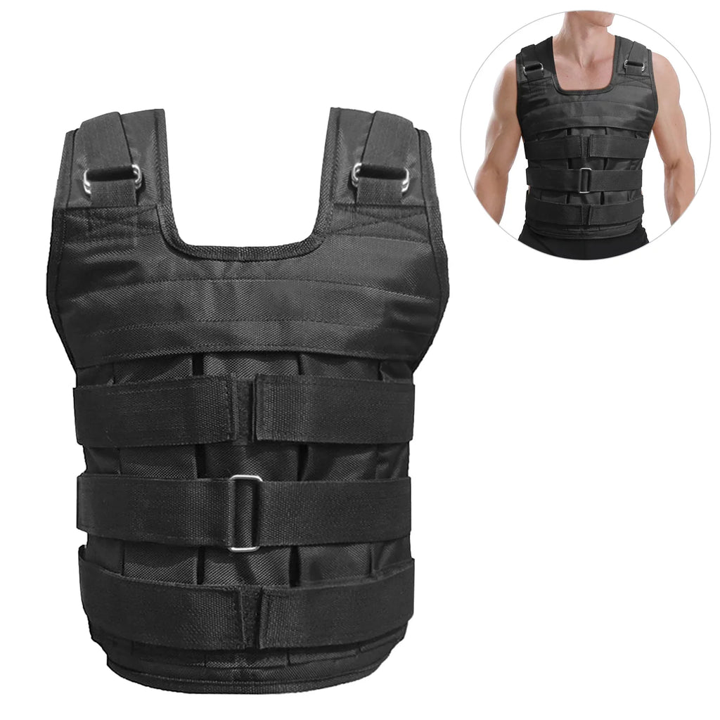 Training Weight Max Loading Cloth Strength Oxford 50kg Vest Jacket Weight Adjustable (Empty) Loading Weighted Exercise Meterk