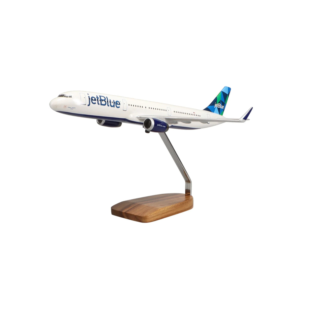 Airways Large Mahogany Jetblue Model Airbus A321