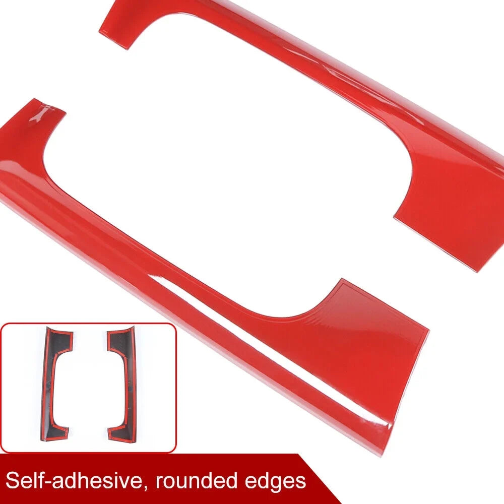 Front Decor Panel Cover Side Trim Red Holder Teledu Cup